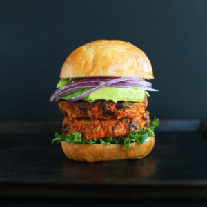 Sweet Potato Black Bean Burger