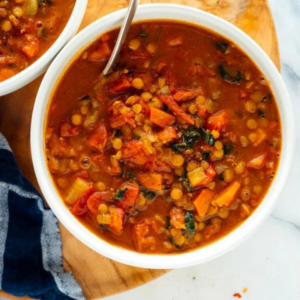 Spiced Vegan Lentil Soup