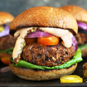 Grillable Veggie Burgers