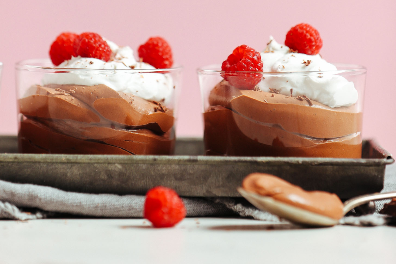 Naturally Sweetened Vegan Chocolate Mousse